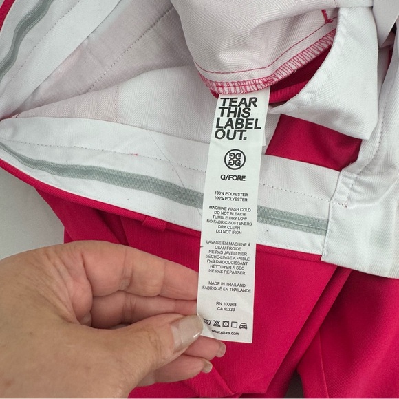 G Fore Golf Pants Men’s 32x32 Pink Five Pocket Golf - Picture 5 of 10